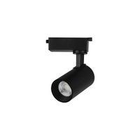 Spot Direcionável para Trilho Eletrificado Nordecor Nize 7W Bivolt  PRETO 3000K LUZ AMARELA 6475