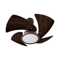 Ventilador De Teto Venti-Delta Tornado Led Com 4 Pás Tabaco / Marrom 220V 61-4222