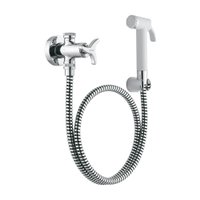 Ducha Higiênica Docol Trio 502506 com Registro e Derivação Branca / Cromada