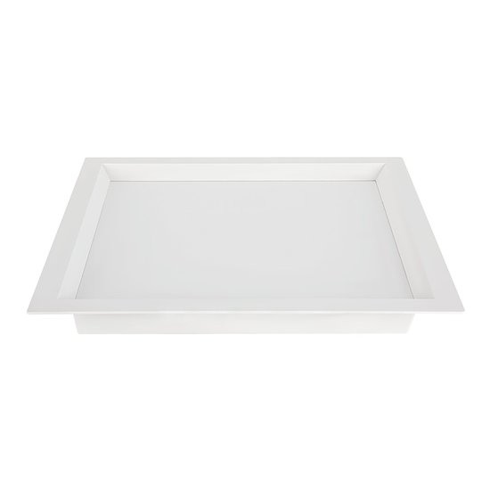 Painel de Led Nordecor Quadrado Kais de Embutir Recuado 36W Bivolt BRANCO 6500K LUZ BRANCA 4263