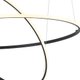 Lustre Pendente Nordecor Inverse Redondo 2529 Preto Led Bivolt
