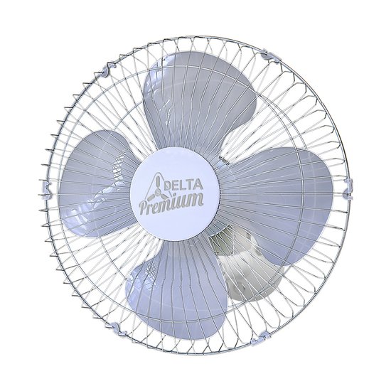 Ventilador De Parede Venti-Delta Premium 50cm Branco / Cromado Bivolt BIVOLT 71-5428