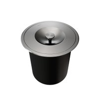 Lixeira Docol De Embutir 6L Redonda Aço Inox Escovado