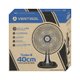 Ventilador de Mesa Ventisol Turbo 40cm Preto 220V
