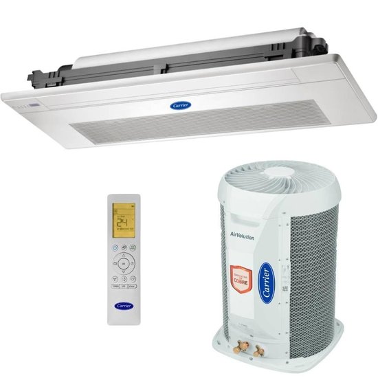 Ar Condicionado Split Cassete Carrier 1 Via 18000 BTUS Quente e Frio Inverter 220V Monofásico 38TVQD18515MC