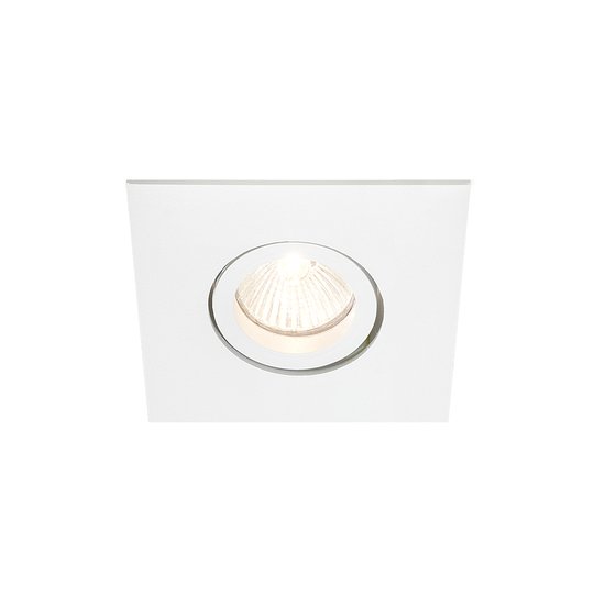 Spot de Embutir Newline Lisse II Quadrado Par 30 E27 Bivolt BRANCO