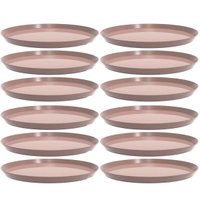 12 Bandejas Redonda 34cm Amêndoa Servir Bar Restaurante Bubble Crippa