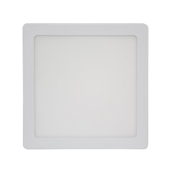 Painel de Led Blumenau Quadrado de Sobrepor Branco 32W Bivolt 3000K Luz Amarela