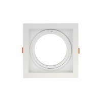 Spot de Embutir Recuado Taschibra Conecta para Lâmpada AR111 Quadrado Branco