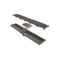 Ralo Linear Novii Seco 8875 50cm Saída Central com Tampa Oculta OCULTA 8875