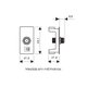 Módulo Tomada Antena de TV Fame Habitat Black para Cabo Coaxial Preto