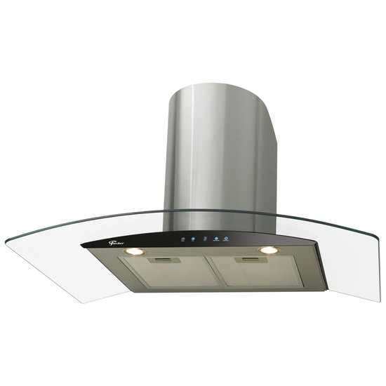 Coifa De Parede Digital Fischer Talent Touch 90Cm Inox Escovado 220V