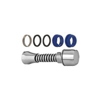 Extensor Plástico Para Torneira Com Arejador 9Cm Blukit Cromado