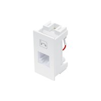 Módulo Tomada para Telefone Fame Habitat/Elegance RJ11 4 Vias Branco