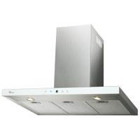 Coifa de Parede Digital Fischer Infinity Touch 90cm Vidro Branco 220V