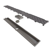 Ralo Linear Novii Seco 8881 75cm Saída Central com Tampa Oculta OCULTA 8881