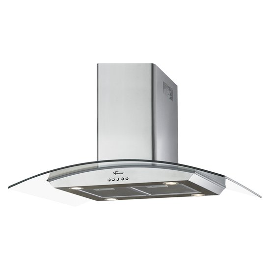 Coifa De Ilha Fischer Island 90Cm Inox Escovado 220V