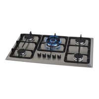Cooktop a Gás Fischer 5Q TC com 5 Bocas Inox Escovado