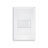 Interruptor Simples Fame Evidence com Placa 4x2 Branco