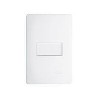 Interruptor Simples Fame Habitat com Placa 4x2 Branco