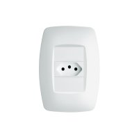 Tomada Fame Elegance 2P+T 20A com Placa 4x2 Branca