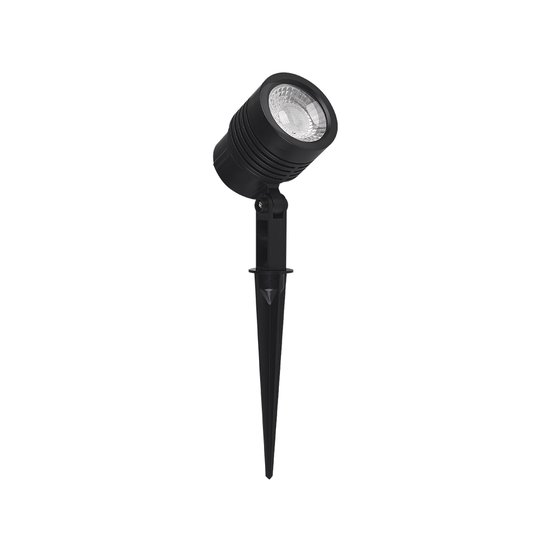 Espeto Para Jardim Taschibra Noir Led 6W Bivolt Preto Luz Verde