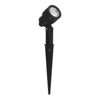 Espeto para Jardim Germany Clear Led 6W Bivolt Preto 6500K Luz Branca