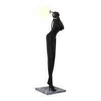 Luminária de Chão Skylight Ripley 3089CL 180cm E27 Bivolt Preto
