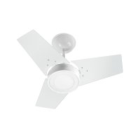 Ventilador De Teto Venti-Delta Fit Led Com 3 Pás Branco 220V
