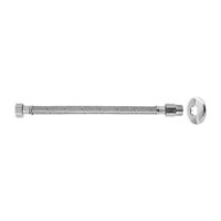Engate Flexível De Aço Inoxidável Blukit Com 40Cm Cromado