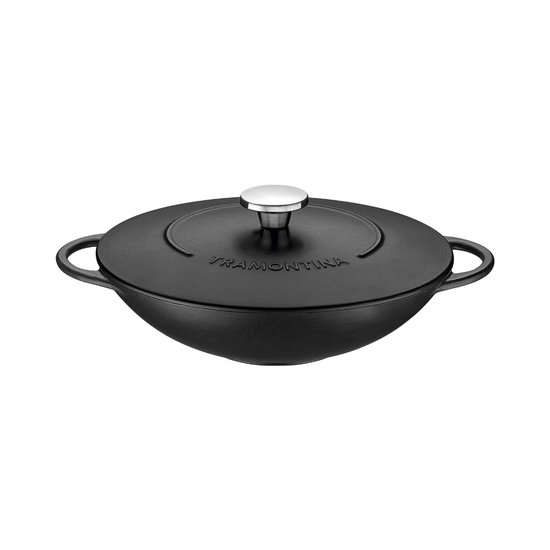 Frigideira Wok Tramontina Trento 20806032 Ferro Fundido Preto PRETO 20806032