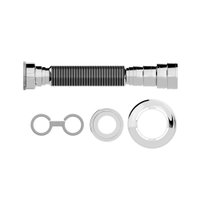 Sifão Sanfonado Extensível Blukit 72Cm Cromado Universal