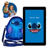 Tablet Positivo Vision TAB 7 Stitch + Capa e Bolsa - Octa-Core 3GB RAM 64GB Android 14 Go Wi-Fi Tela 7” IPS - Preto