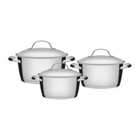 Jogo de Panelas Fundo Triplo Tramontina Allegra 65660220 Inox