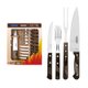 Kit Churrasco 14 Peças Tramontina Churrasco 21199989 Marrom  21199989