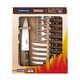 Kit Churrasco 14 Peças Tramontina Churrasco 21199989 Marrom  21199989