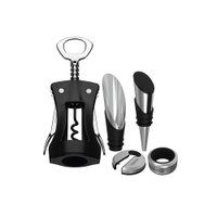 Jogo para Vinhos 5 Peças Tramontina Harmoniza 25599011 Inox e Preto INOX E PRETO 25599011