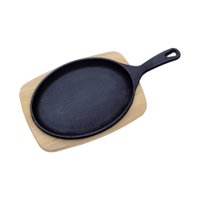 Mix Gril Oval Tramontina 10239638 em Ferro Fundido e Madeira Teca  {$observacao_cor}