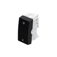Módulo Interruptor Bipolar Paralelo Fame Habitat Black 16A Preto