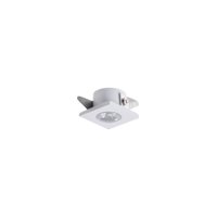 Spot De Embutir Para Móvel Mbled Elysa Quadrado Led 1W Bivolt Branco 3000K Luz Amarela