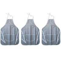 3 Aventais De Cozinha Para Cozinhar Cozinheiro Churrasqueiro Algodão Metalizado