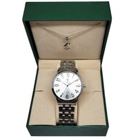 Relógio Feminino Tuguir Analógico TG35099 TG225 Prata com Brinde