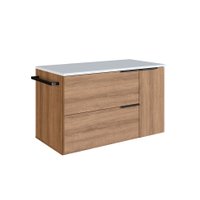 Gabinete de Banheiro Pamplona 2 PT 1 GV Mel e Branco