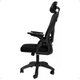 Cadeira Office Giratória Columbus Altura Regulável Sistema Relax Apoio Cabeça Assento Confortável Tela Mesh Preto - RPM