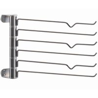 Calceiro Aramado Vertical Giratório 6 Varetas Cabide para Calças Giosul em Aço Cromado Closet Guarda Roupas