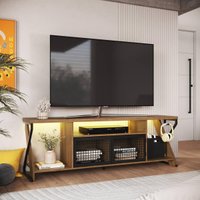 Rack Industrial para Tv até 60" com Led RGB  P1033 Mel