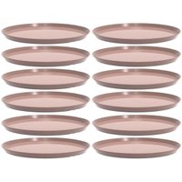 Conjunto 12 Bandejas Redondas 28cm Servir Amêndoa Bar Restaurante Bubble Crippa