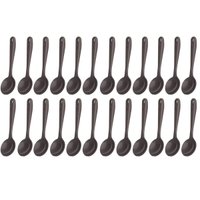 Kit 24 Conchas Nylon 32cm Cinza Molho Sopa Feijão Cozinha Kitch Crippa Tornado