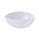 Saladeira Triangular Essential 2,5L Branco Tigela de Plástico Bacia Pipoca Pote Sobremesa Coza
