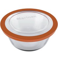 10 Potes de Vidro 2,4L com Tampa Marinex Saladeira Tigela Redonda Buffet